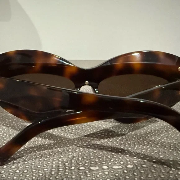 Loewe Double Frame Brown Sunglasses in Excellent Condition - Picture 9 of 11